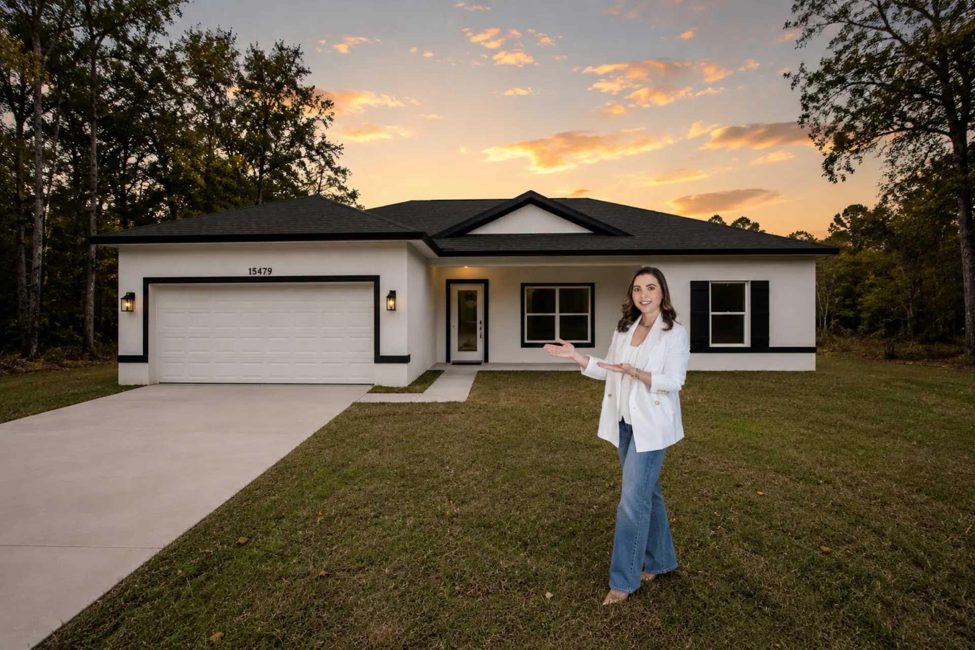 New Construction Home in Ocklawaha, FL — Julia Ferreira Homes New construction home for sale in Ocklawaha, FL — 15479 SE 115 Place Rd, Marion County